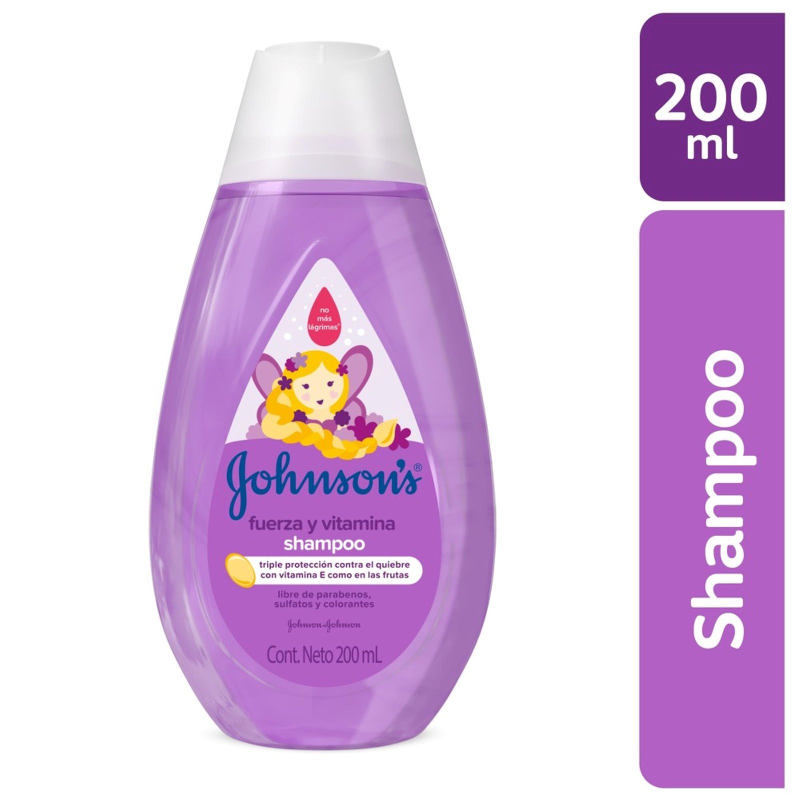 Johnson’s Baby Shampoo Fuerza y Vitamina E 200 ml