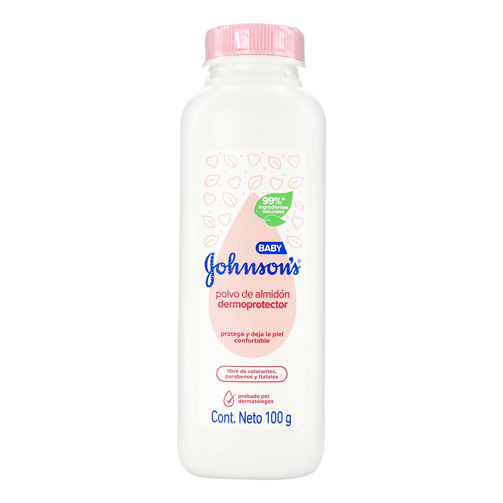 Johnson’s Baby Talco Polvo de Almidón Dermoprotector 100 g