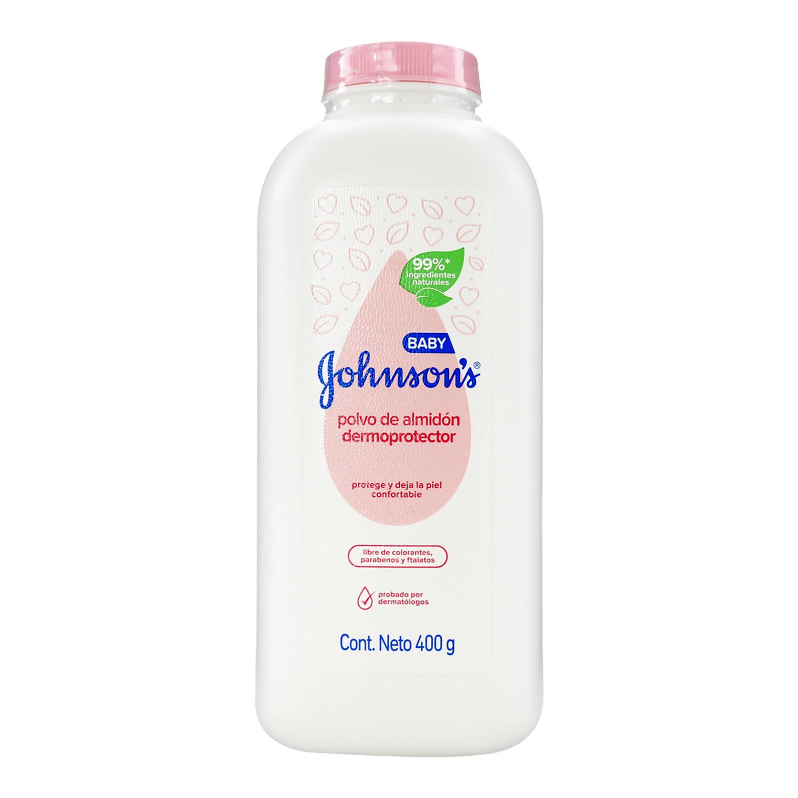 Johnson’s Baby Talco Polvo de Almidón Dermoprotector 400 g
