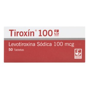Tiroxin 100 mcg 50 Tabletas