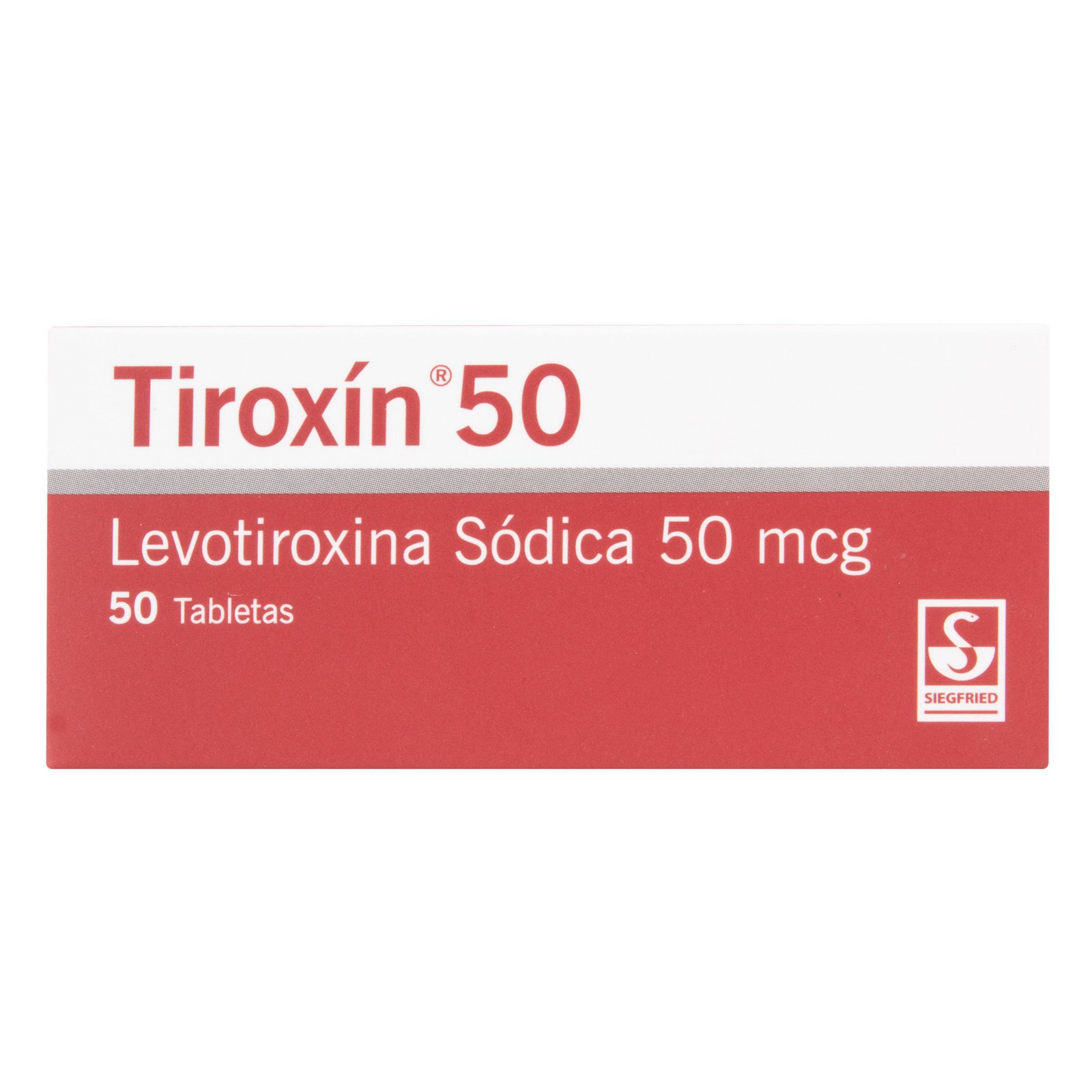 Tiroxin 50 mcg 50 Tabletas