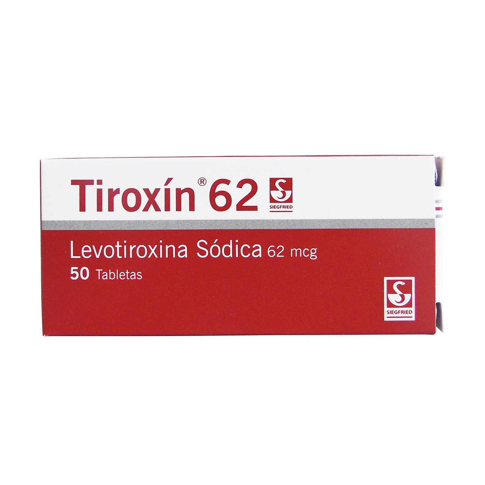 Tiroxin 62 mcg 50 Tabletas