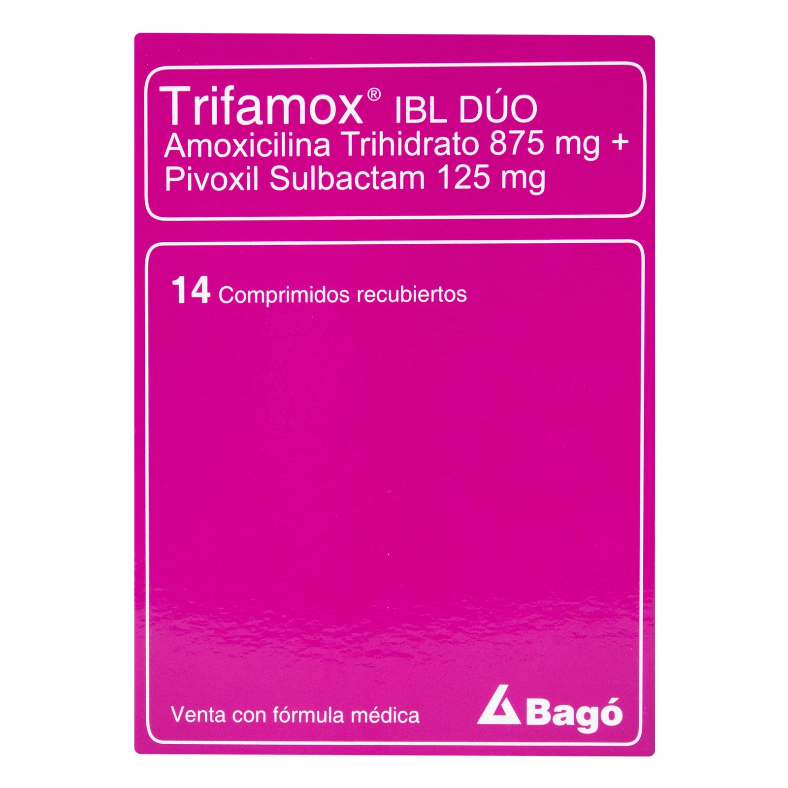 Trifamox IBL-DUO 875 mg / 125 mg 14 Comprimidos