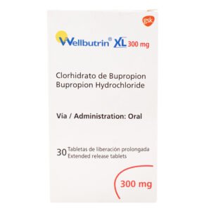 Wellbutrin XL 300 mg 30 Tabletas de Liberación Prolongada