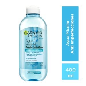 Agua Micelar Garnier SkinActive Ácido Salicílico Anti Imperfecciones 400 ml