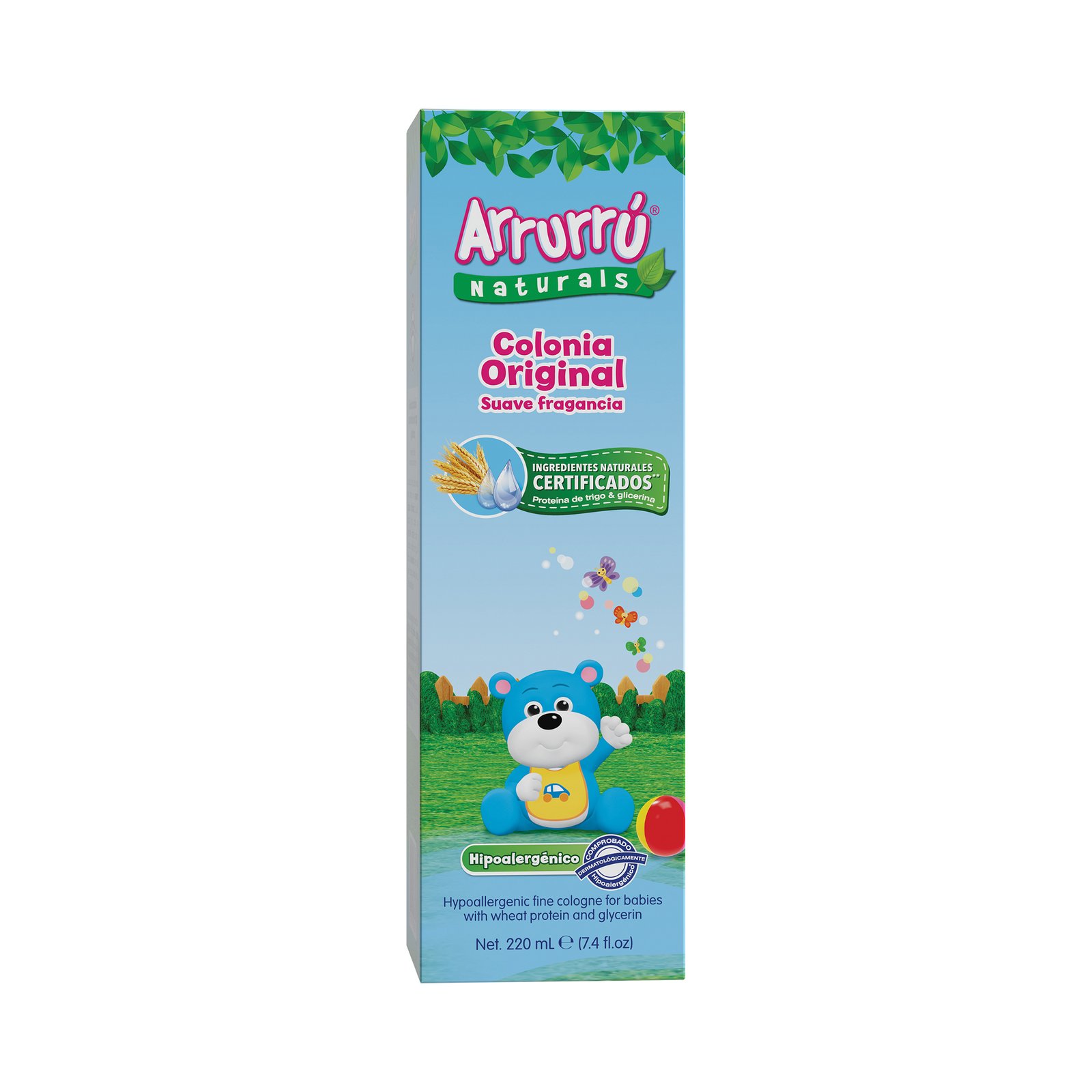 Arrurrú Naturals Colonia Original Azul 220 mL