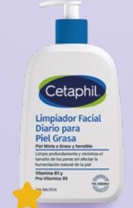 Cetaphil Limpiador Facial Diario para Piel Grasa 236 mL
