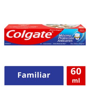 Crema Dental Colgate Máxima Protección Anticaries Sabor Original 60 ml