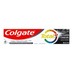 Crema Dental Colgate Total 12 Carbón Activado 150 ml
