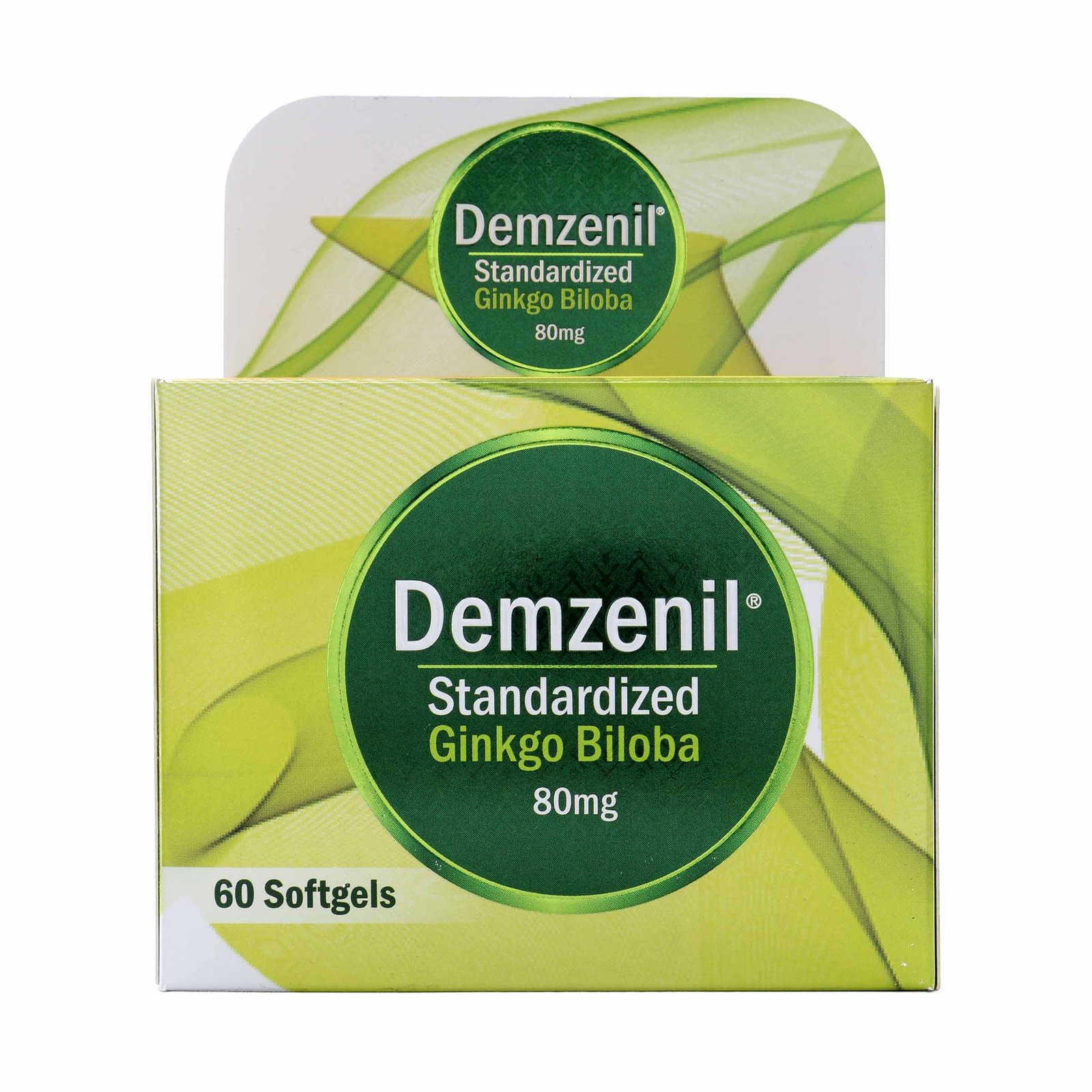 Demzenil Ginkgo Biloba 80 mg 60 Cápsulas Blandas