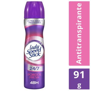 Desodorante Lady Speed Stick 24/7 Powder Fresh Aerosol 91 g