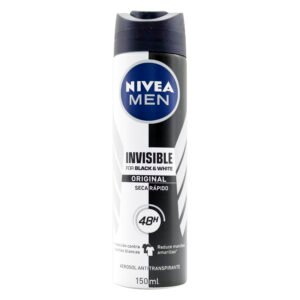 Desodorante Nivea Men Invisible Black & White Original Aerosol 150 ml