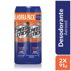 Desodorante Speed Stick Xtreme Ultra Aerosol 2 x 91 g