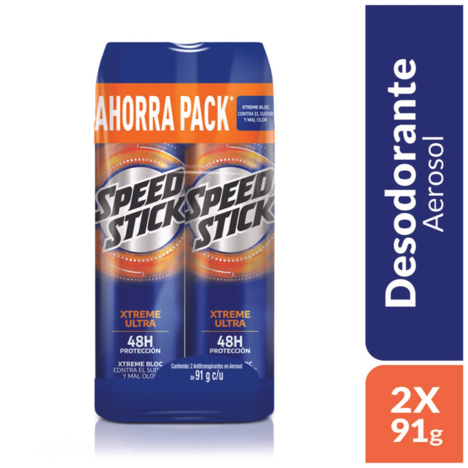 Desodorante Speed Stick Xtreme Ultra Aerosol 2 x 91 g