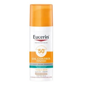 Eucerin Sun Oil Control Tinted Toque Seco FPS 50+ Tono Medio 50 ml