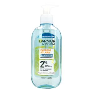 Gel Limpiador Purificante Garnier SkinActive Express Aclara Anti Imperfecciones 200 ml