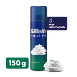 Gillette Sensitive Espuma de Afeitar 150 g