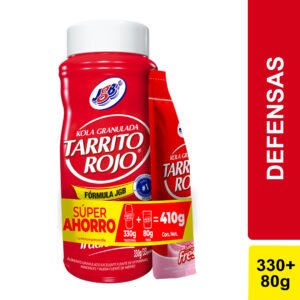 Kola Granulada Tarrito Rojo JGB Super Ahorro 330 g + Fresa 80 g