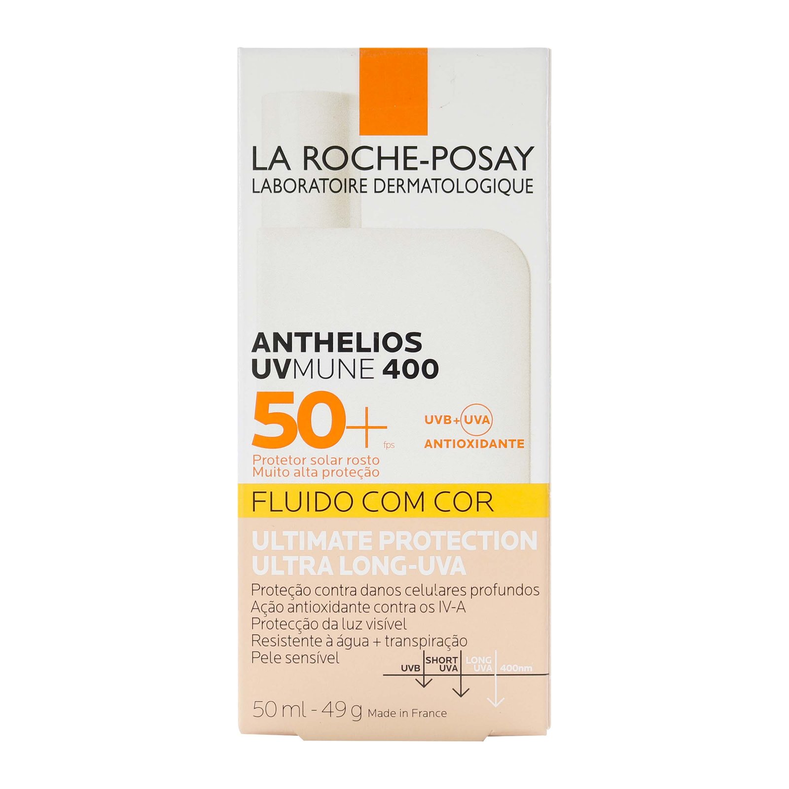 La Roche-Posay Anthelios UVMune 400 Fluido con Color FPS 50+ 50 ml