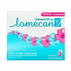 Lomecan V Clotrimazol 200 mg 3 óvulos vaginales
