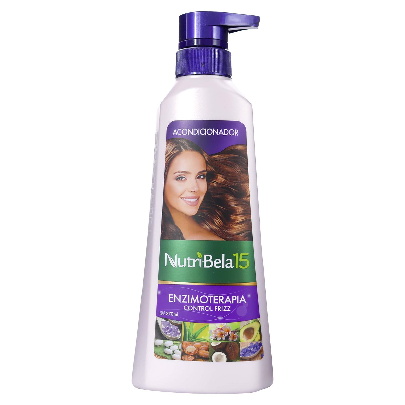NutriBela 15 Acondicionador Enzimoterapia Control Frizz 370 ml