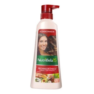 NutriBela 15 Acondicionador Pro Hialurónico Fuerza y Crecimiento 370 ml