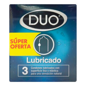 Preservativos DUO Normal Lubricado 3 Unidades