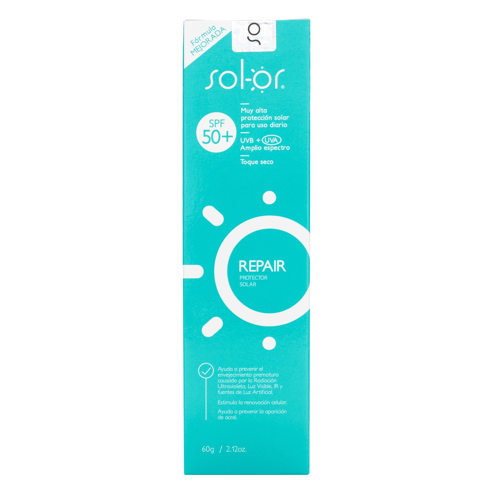 Sol-Or Repair Protector Solar SPF 50+ Tubo 60 g