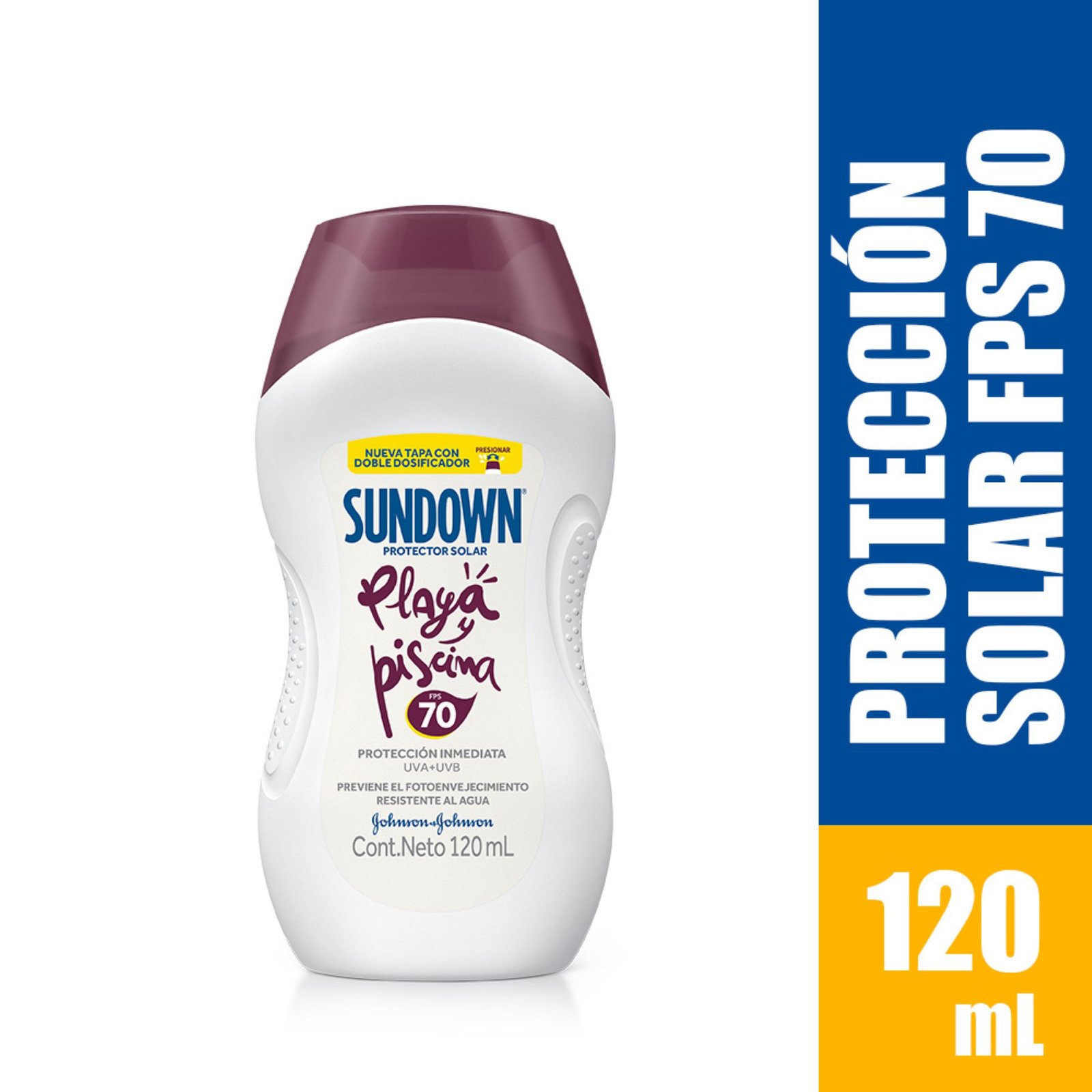 Sundown Playa y Piscina Protector Solar FPS 70 120 ml