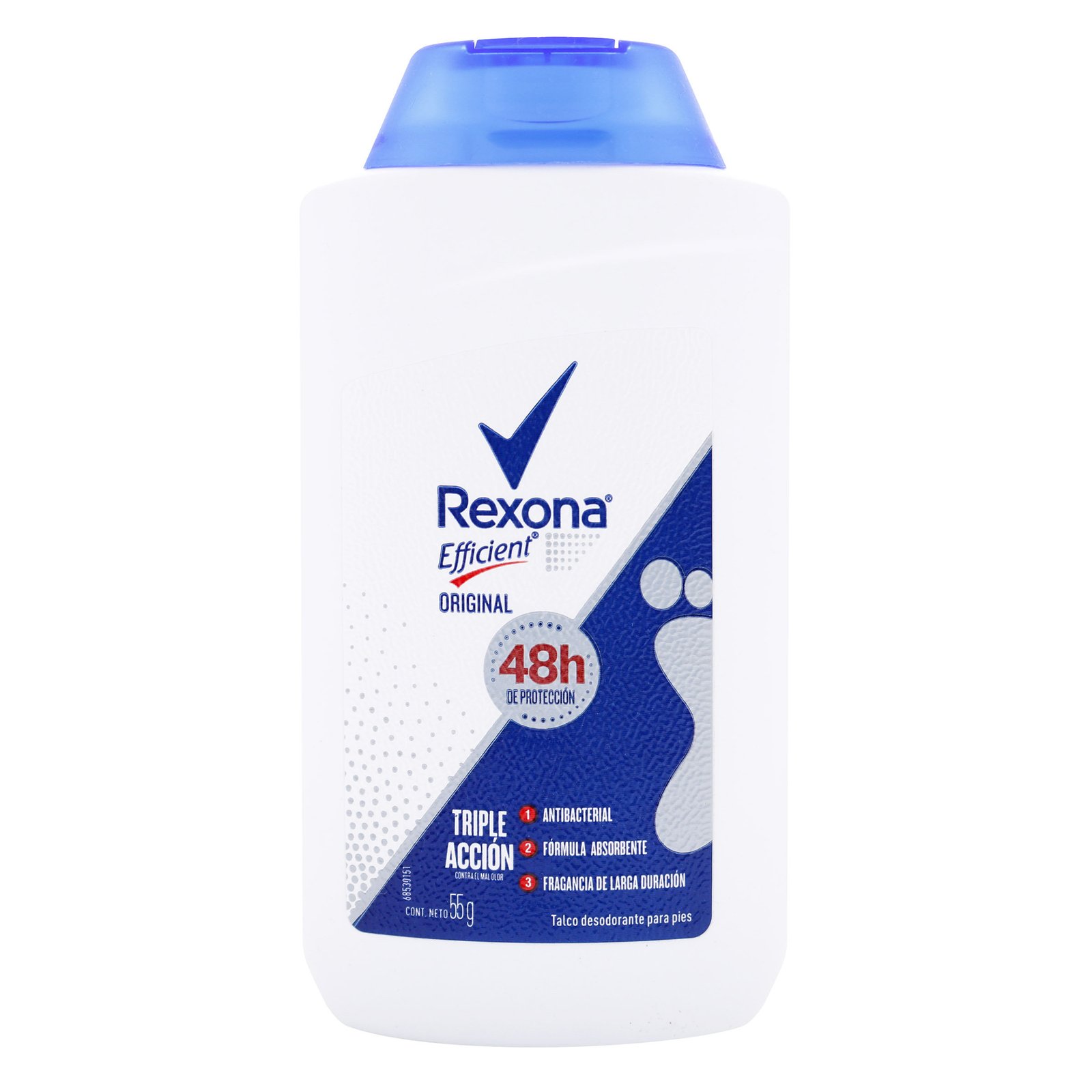 Rexona Efficient Original Talco Desodorante para Pies 55 g
