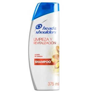 Shampoo Head & Shoulders Limpieza y Revitalización con Aceite de Argán 375 mL