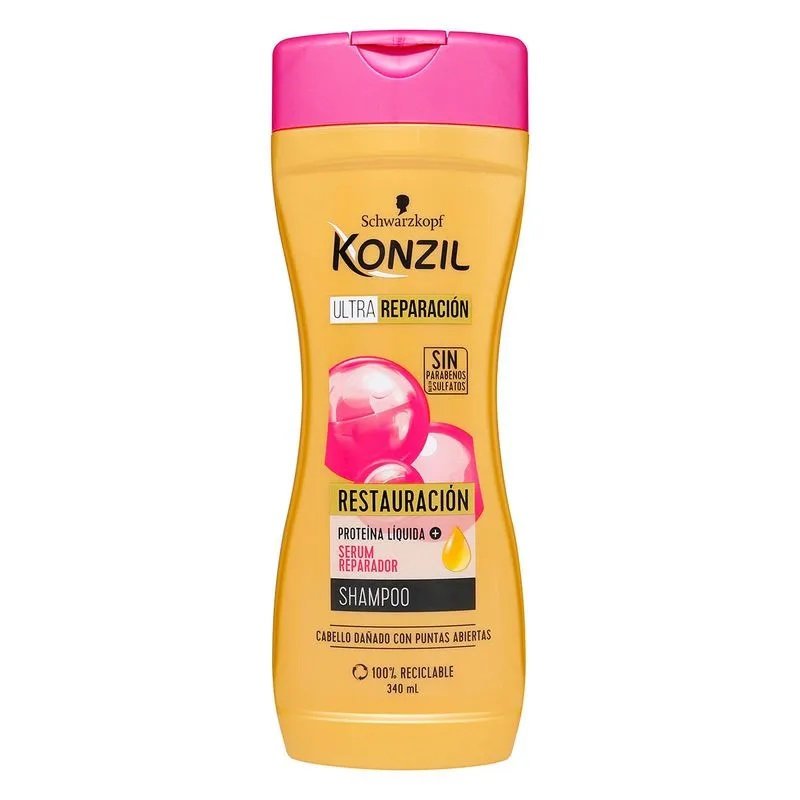 Shampoo Konzil Restauración Ultra Reparación 340 ml