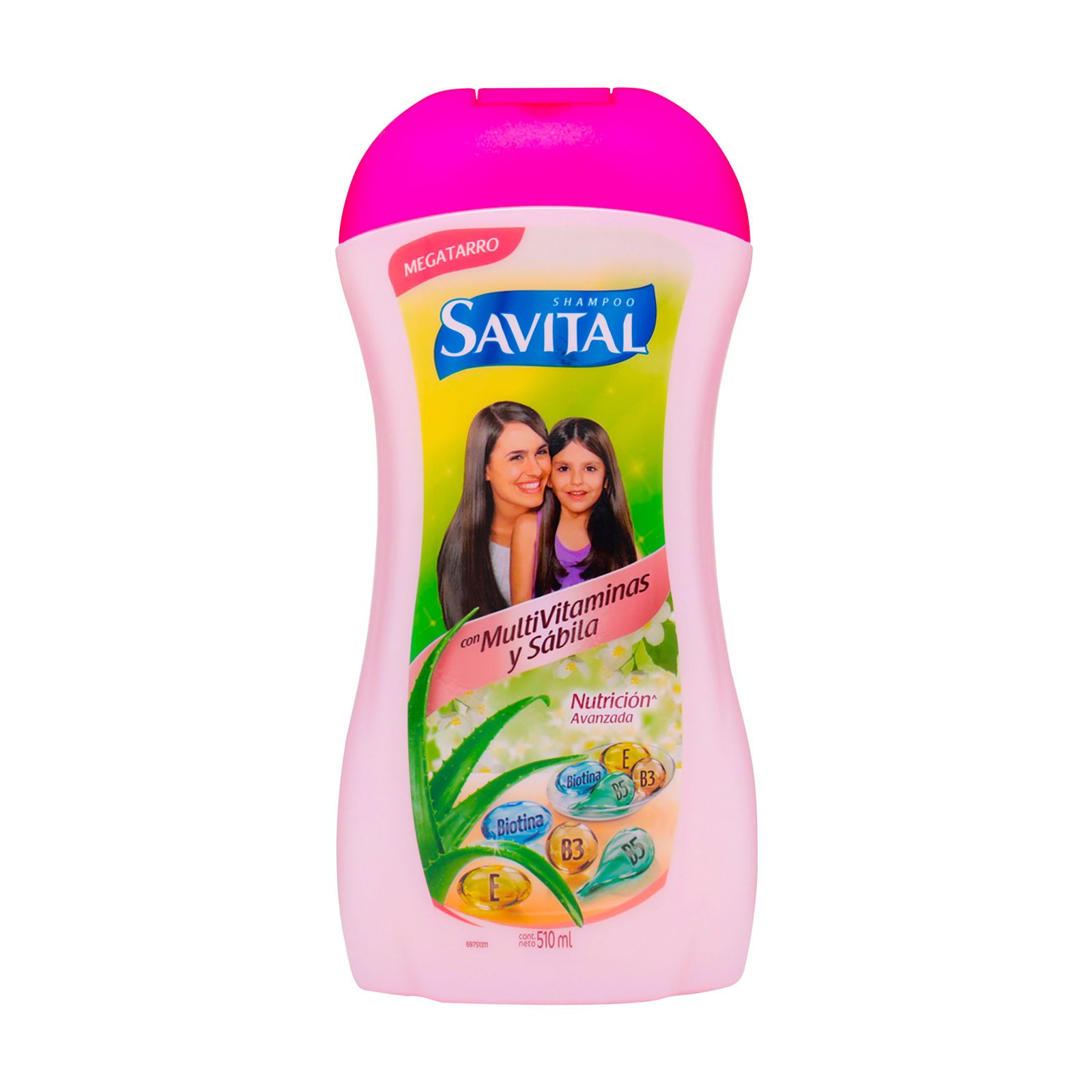 Shampoo Savital Multivitaminas y Sábila 510 ml