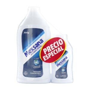 Talco Mexsana Antibacterial 300 g + Talco 85 g Precio Especial