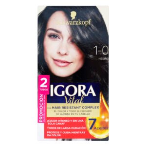 Tinte Igora Vital 1-0 Negro 2 Tubos
