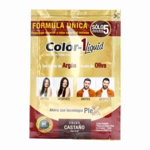 Tintura en Crema Color-1 Castaño Oscuro 15 ml + Activador 15 ml