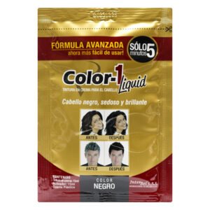 Tintura en Crema Color-1 Liquid Negro Kit 30 ml