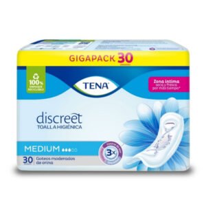 Toallas Higiénicas TENA Discreet Medium 30 Unidades
