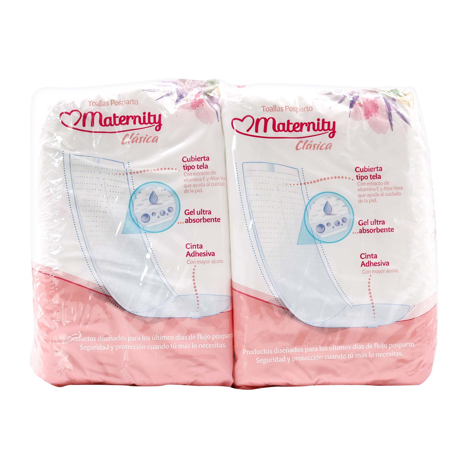 Toallas Posparto Maternity Clásica 10 Unidades x 2 Paquetes
