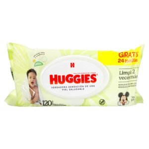 Toallitas Húmedas Huggies Limpieza Efectiva 120 Unidades