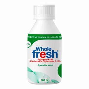 Whole Fresh Enjuague Bucal Clorhexidina Digluconato 0.12% 180 ml